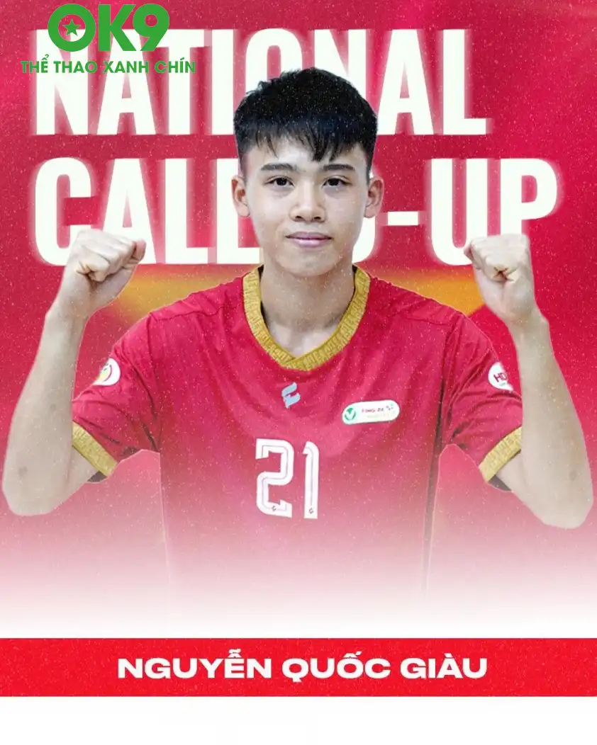 Thủ môn Nguyễn Quốc Giàu 16 tuổi được gọi lên tuyển futsal Việt Nam Thủ môn Nguyễn Quốc Giàu 16 tuổi được gọi lên tuyển futsal Việt Nam